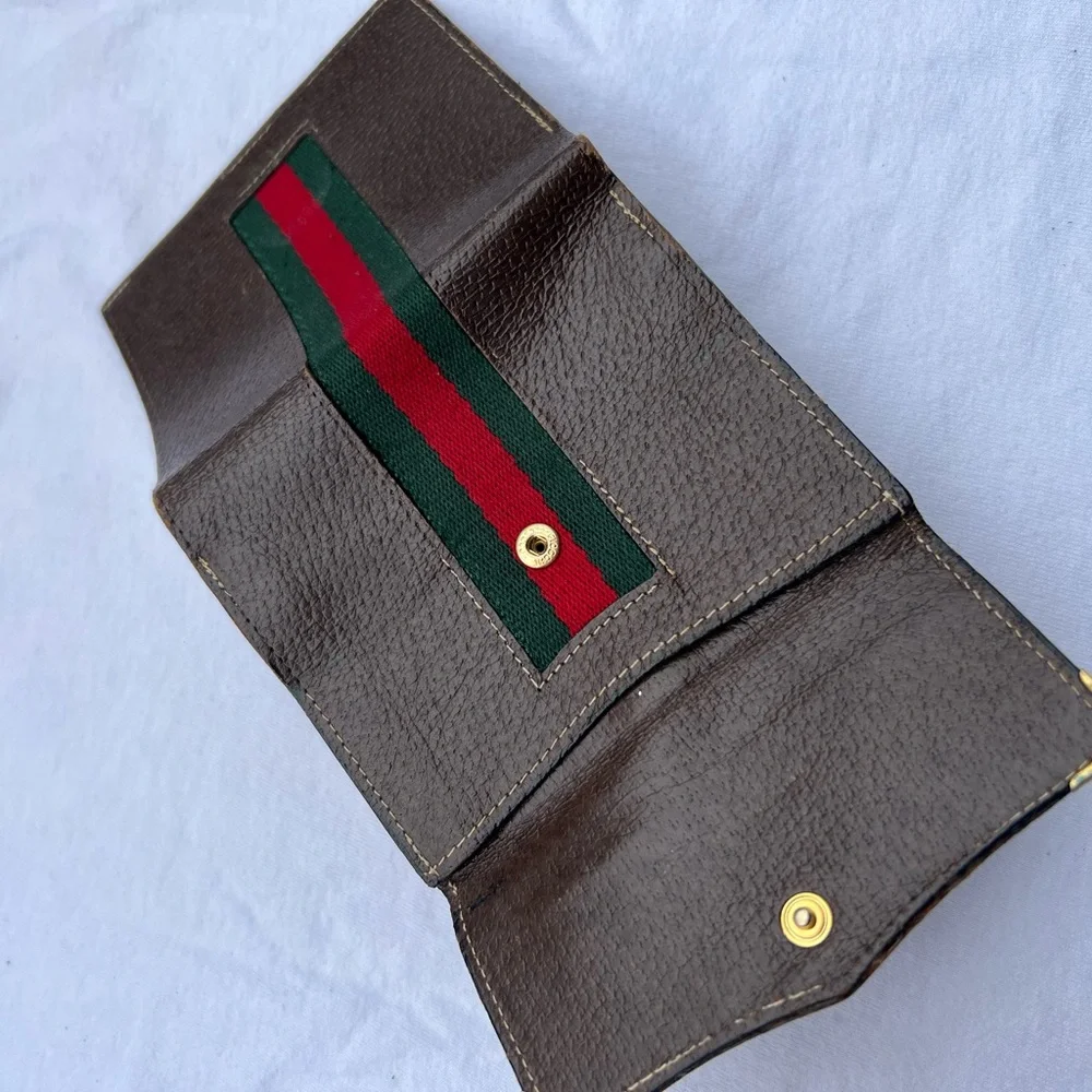 Vintage Italian Leather Bag “Freschi” Stamp – Genuine Leather –